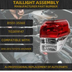 4Runner Tail Light Passenger Side 