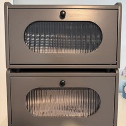 Two Magnetic Breadboxes/Fruit Boxes