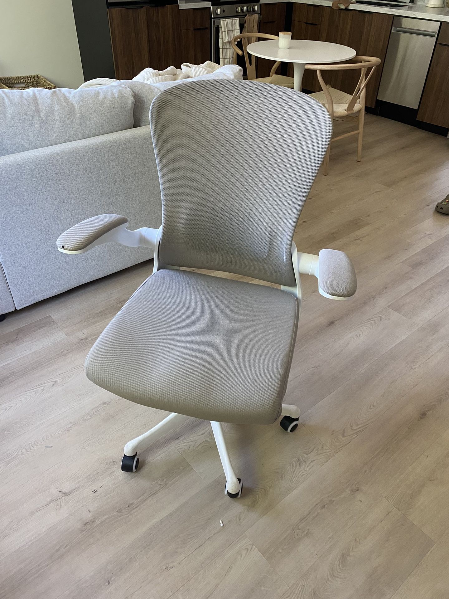 Ergonomic Desk Chair In Beige/Khaki