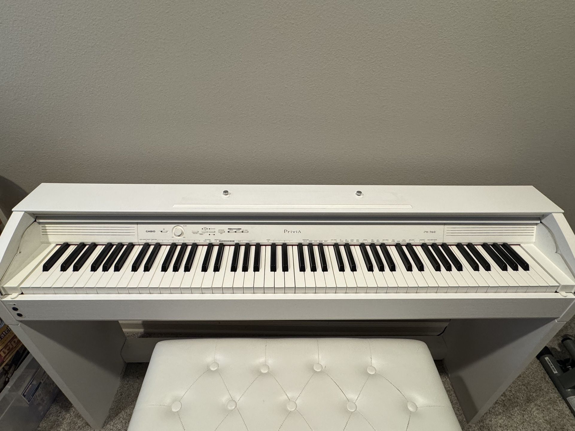 Casio Privia PX-760 Digital Piano/Keyboard w/ Bench & Headphones