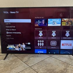 65 Inch TCL Roku TV