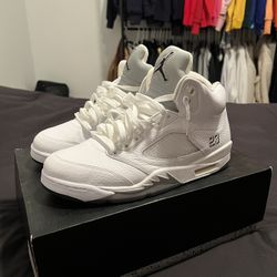Air Jordan 5 Retro ‘White Metallic’