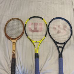 3 Wilson Tennis Rackets 🎾 