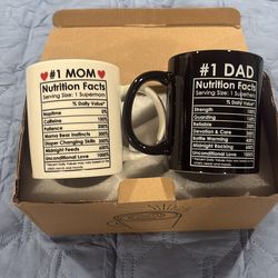 #1 💝MOM & DAD 💙 COFFEE MUGS