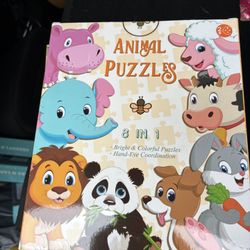 Animal Puzzle For Kids 8 In 1