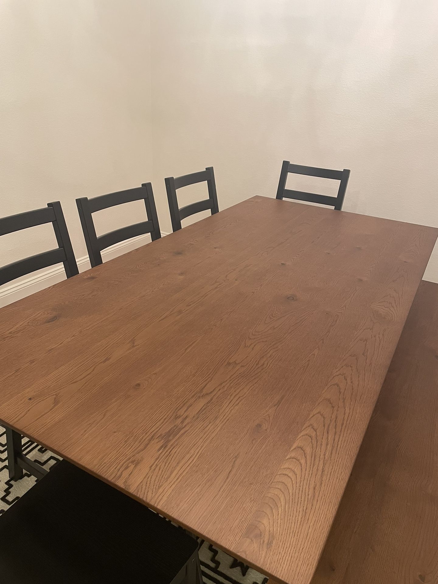 Dining Tables + 5 Chairs + bench (living Spaces NEW) for Sale in Chula