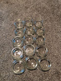 Ball mason jars short squatty 8oz, count of 15