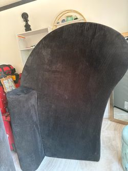 Black sectional couch