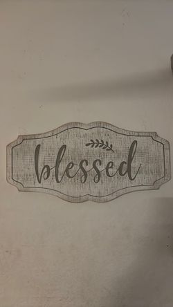 Blessed wall decor