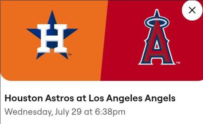 Houston Astros at Los Angeles Angels