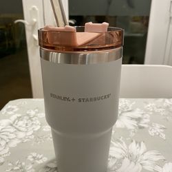 Starbucks 2021 Taiwan Stanley Quencher stainless steel cold togo cup 20oz  Gray for Sale in Los Angeles, CA - OfferUp