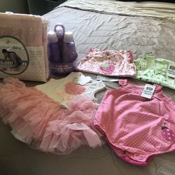 Brand new infant baby girl bundle