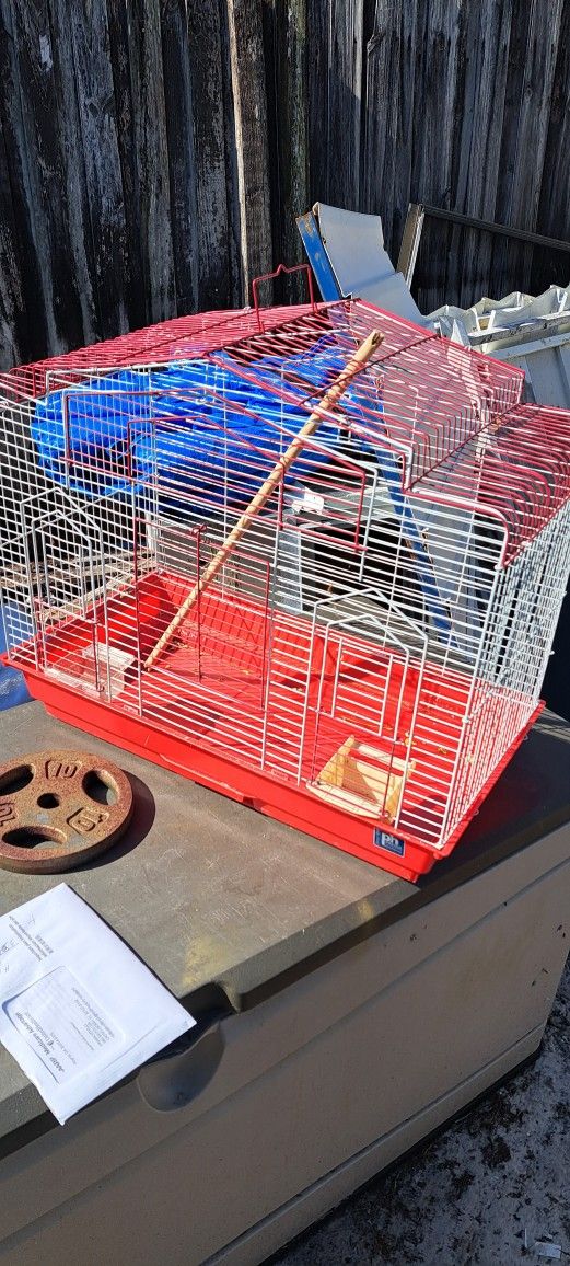 bird cage Like new For small and large birds