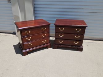 Two nightstand solid wood