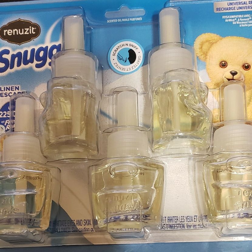 Renuzit Snuggle Scented Oil Refill for Plug In Air Freshener Linen Escape New $7