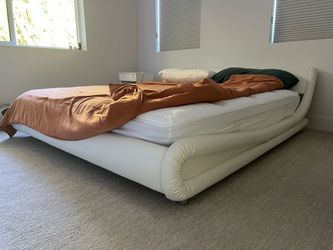 Bed + Mattress + Nightstand