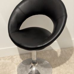 Leather Round Chair/Bar Stool