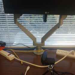 Dual Monitor Arms. 