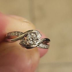 3-Stone Diamond Ring 3/8 ct tw 14K White Gold