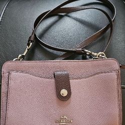 COACH Slim Crossbody Bag. Purple -Gently Used