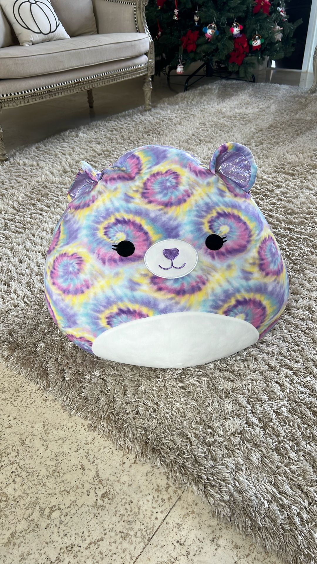 Giant Super Size SQUISHMALLOWS 24 Inch Tie Dye Bear