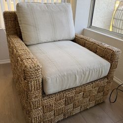 Arhaus Woven  Chair. 