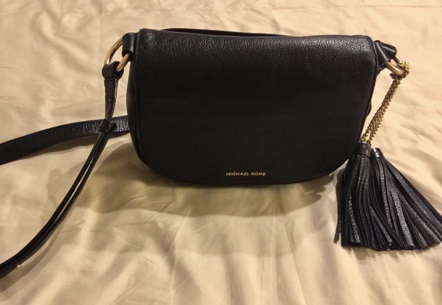 Authentic micheal kors black handbag