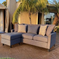 Dark Gray Modern Sectional Sofa