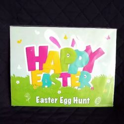 LED light up Easter egg hunt sign