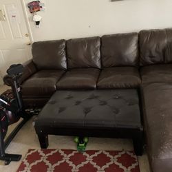 Leather Couch 