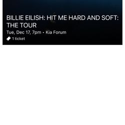 BILLIE EILLISH 12/17