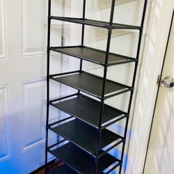 10 Tier Shoes Rack Shelves Closet Organizer Lightweight Size Length 18", Width 11", Height 62" New condition assembled 