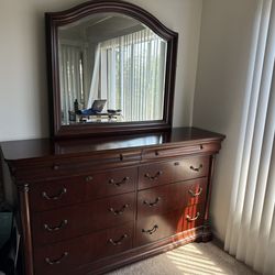 Oak Dresser with mirror
