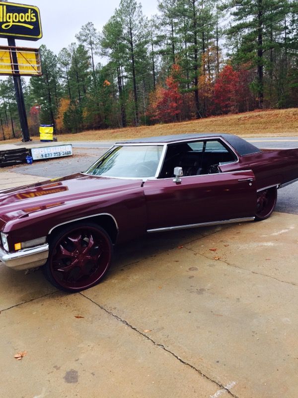 71' Cadillac Coupe deville on 26's🔊🔊🔊🔊