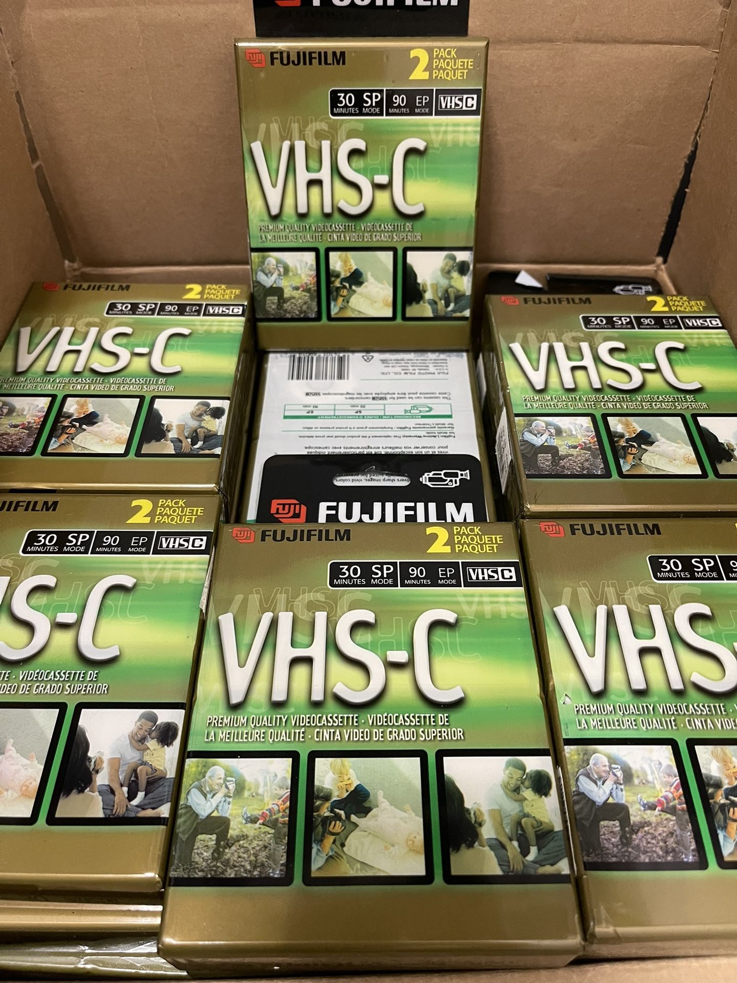 Fujifilm Camcorder Video Tapes VHS-C TC-30 (133 pcs) HGX Gold Premium High Grade 3 Pack- New. $200 Firm On Price