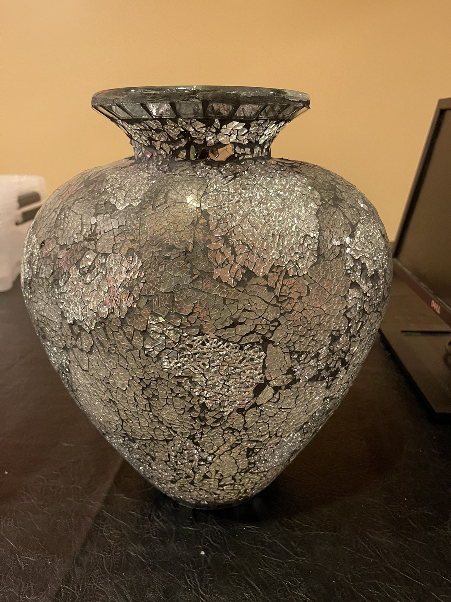 Crystal vase very nice 13’’ tall 