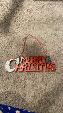 Vintage Wooden Merry Christmas Wall Decor 