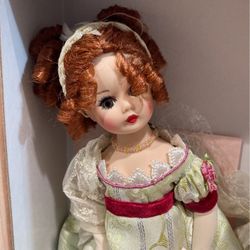 Madame Alexander Doll Green Dress