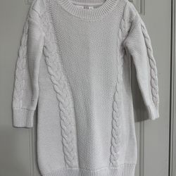 Cream Cable Knit Dress