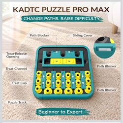 Dog puzzle. Brain toys and IQ puzzle