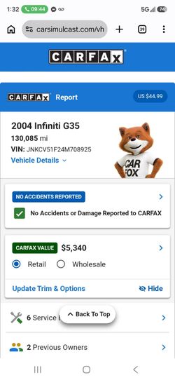 2004 Infiniti g35