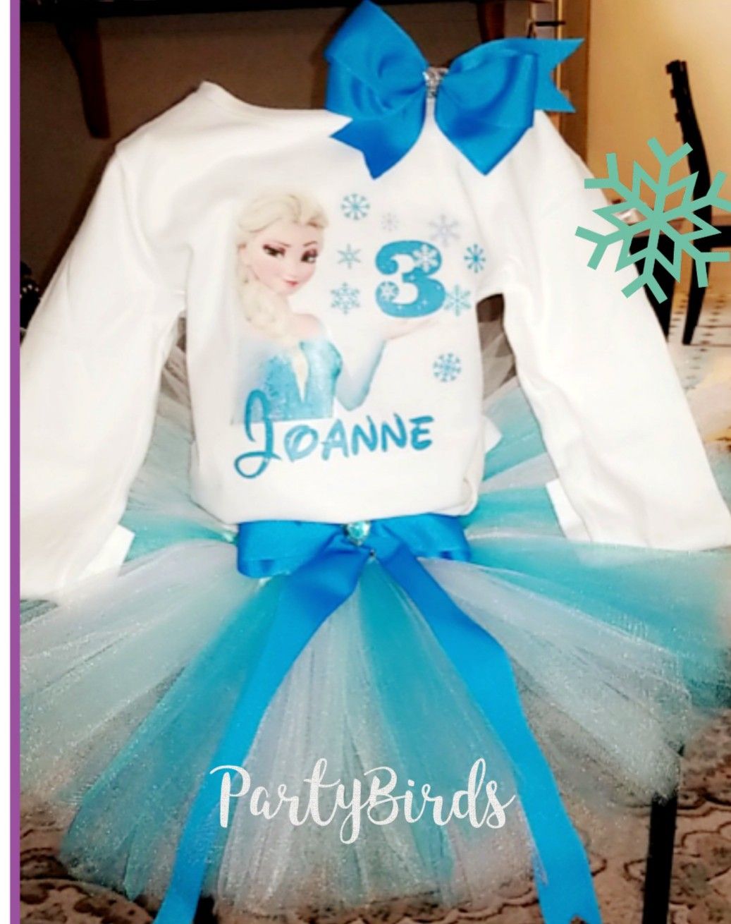 Frozen Elsa tutu set