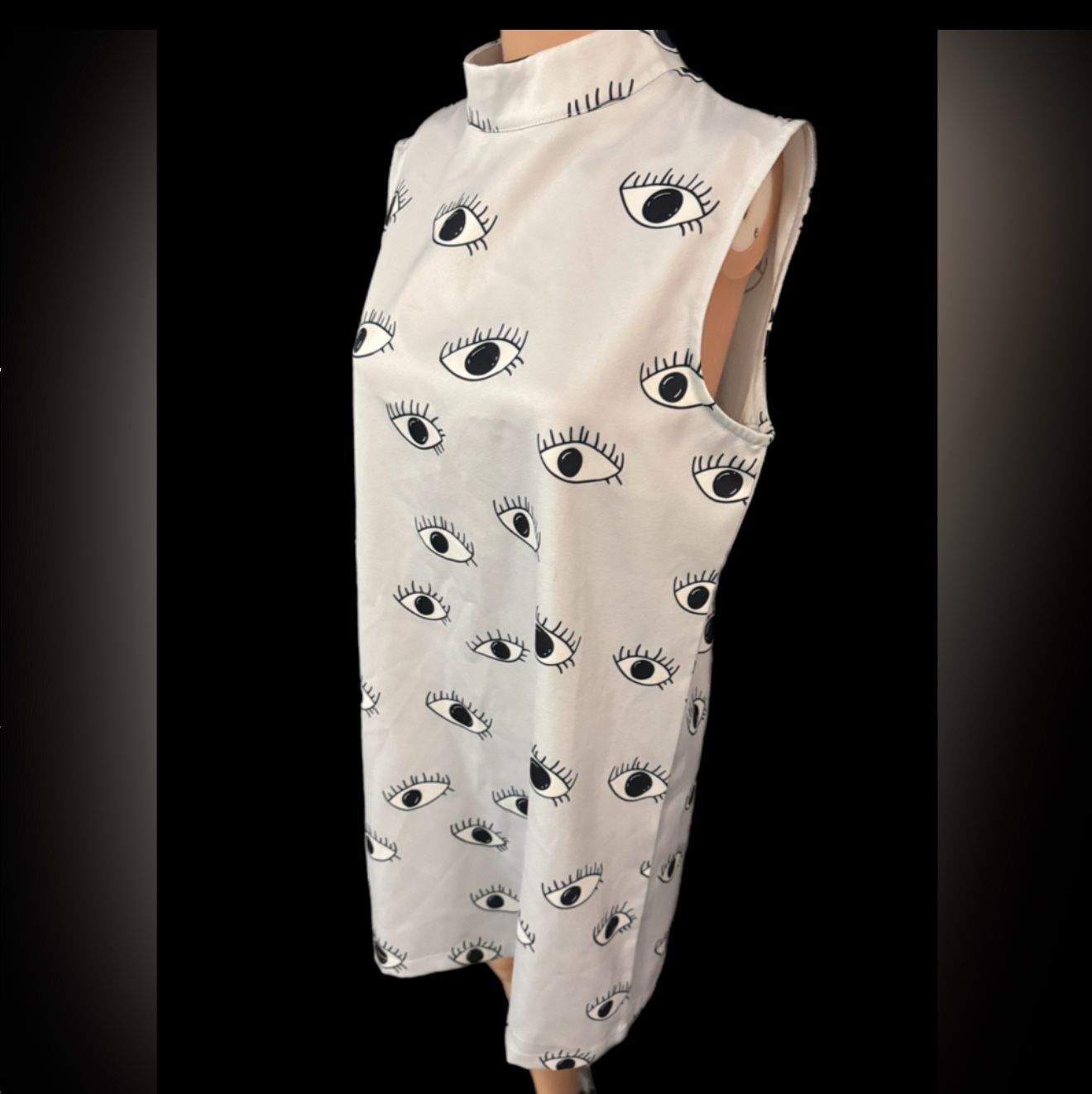 Choles Sz XL Eye Print Dress