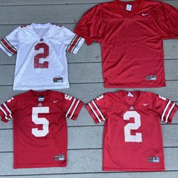 Vintage Nike Ohio State Football Jersey Haul in red and white - sizes in photos!
