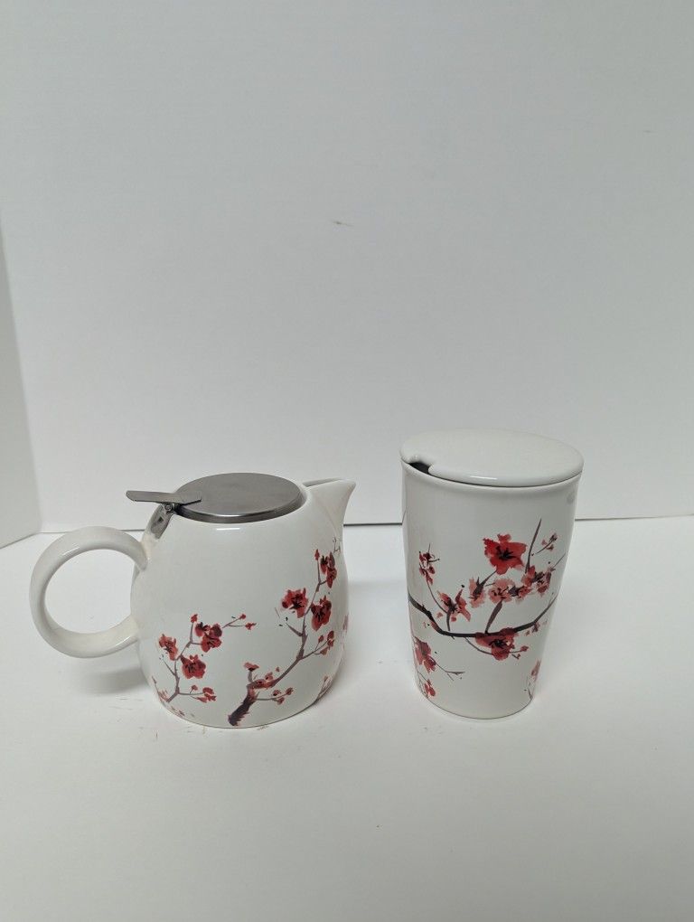Tea Forte Teapot And Mug Set