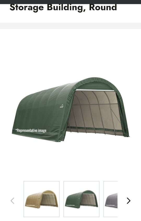 Shelterlogic Wind And Snow Rated Roundtop Garage