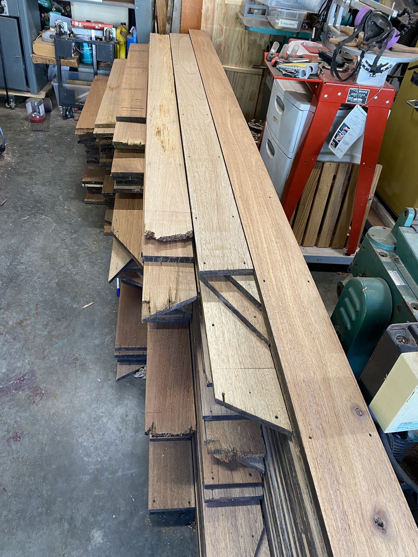 Reclaimed teak ... Make Best Offer Per Board Foot (bf) ... Teak Sells For 25+ a bf at Lumber Yard ... 1” X 5.5 X Various Lengths