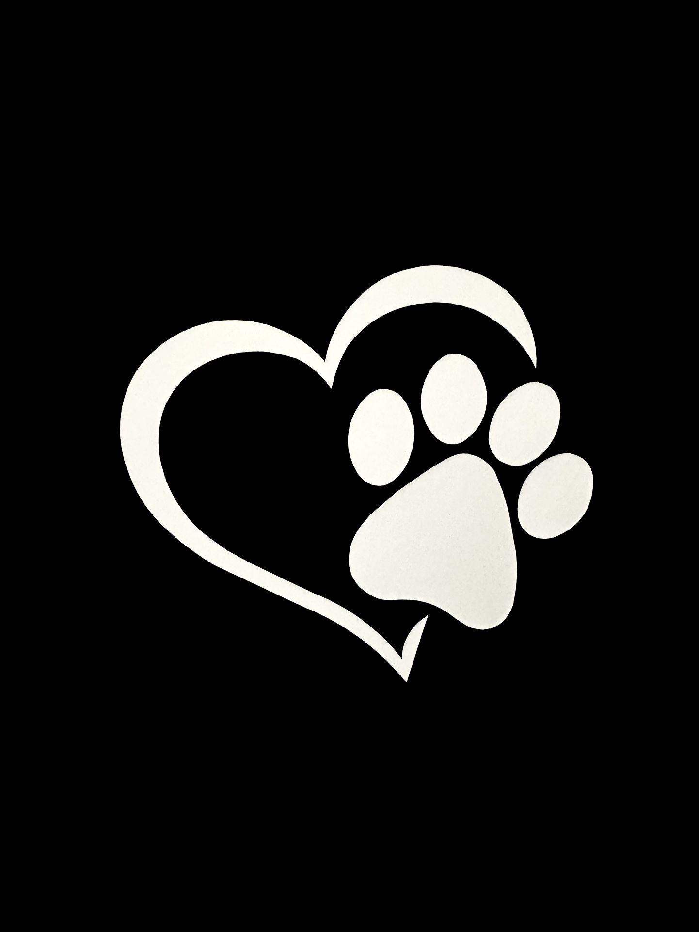 White Vinyl Decal 4”X 5”