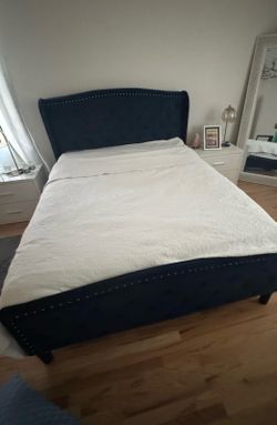 New Navy Bed Frame