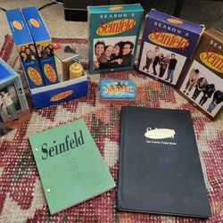 Seinfeld Lot DVD Seasons 1-5, & 9, Script & Coffee Table Book